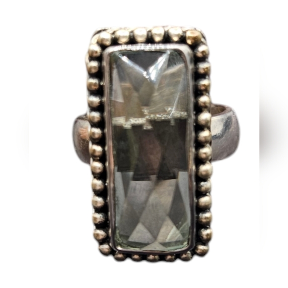 Prasiolite Ring